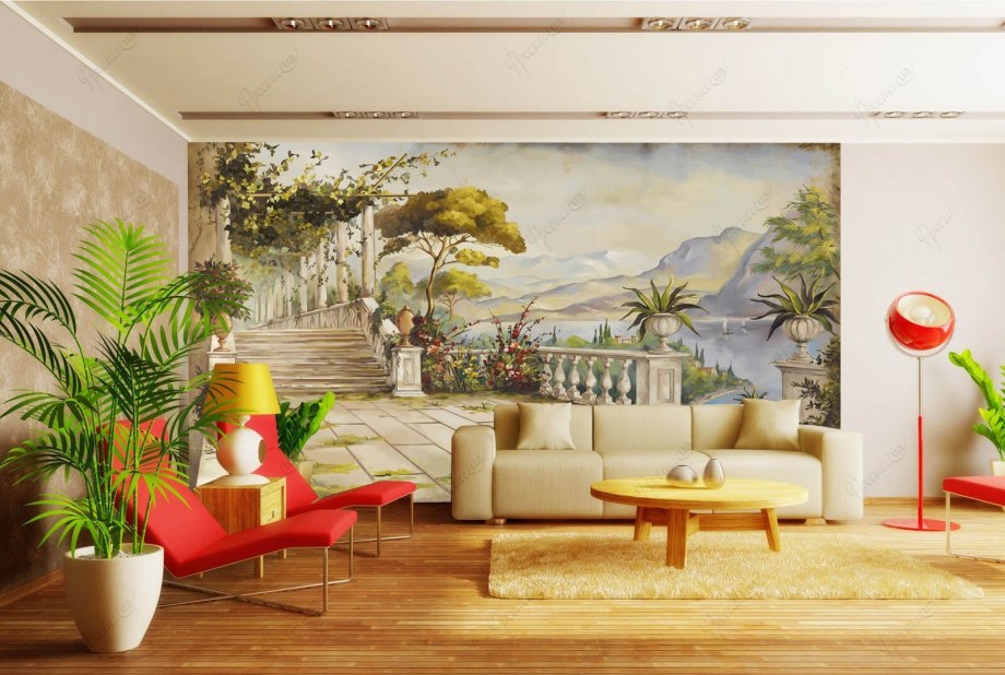 Фрески в современном интерьере Affresco