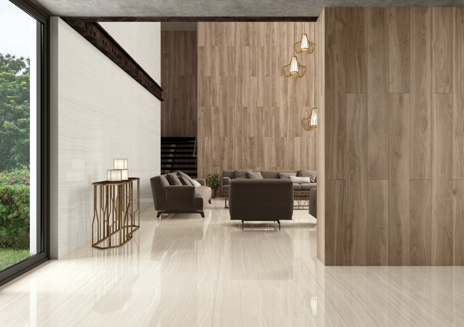 Крупноформатный керамогранит под дерево Wood Traditional SF