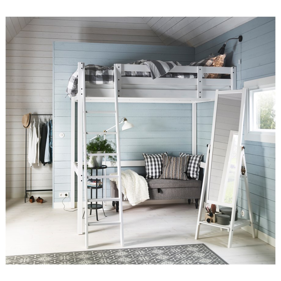Кровать-чердак ikea Кюра