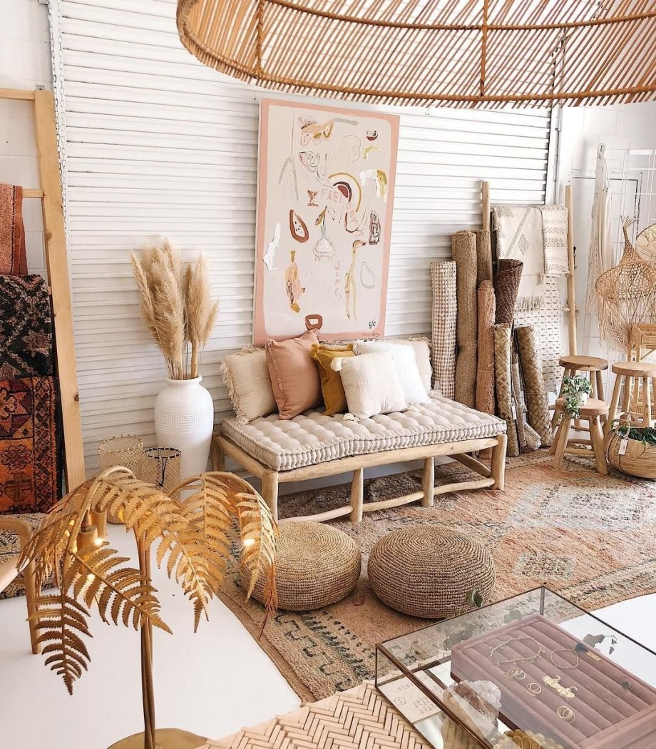 Стиль гостиной Bohemian