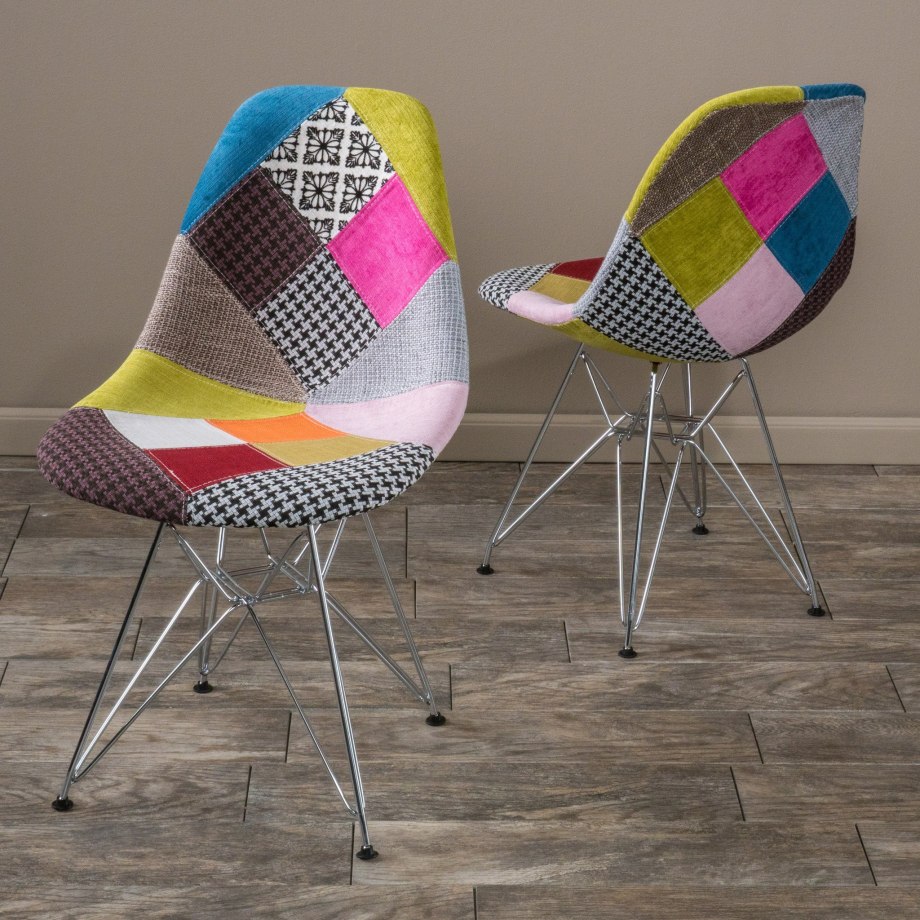 Стул Eames Patchwork мультиколор