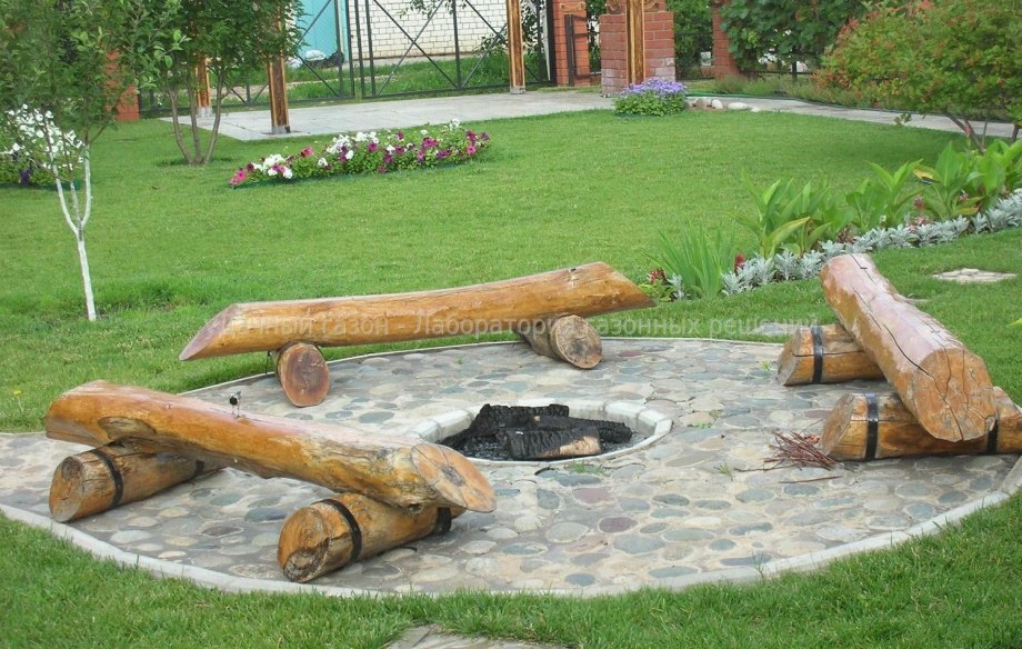 Место для костра на участке