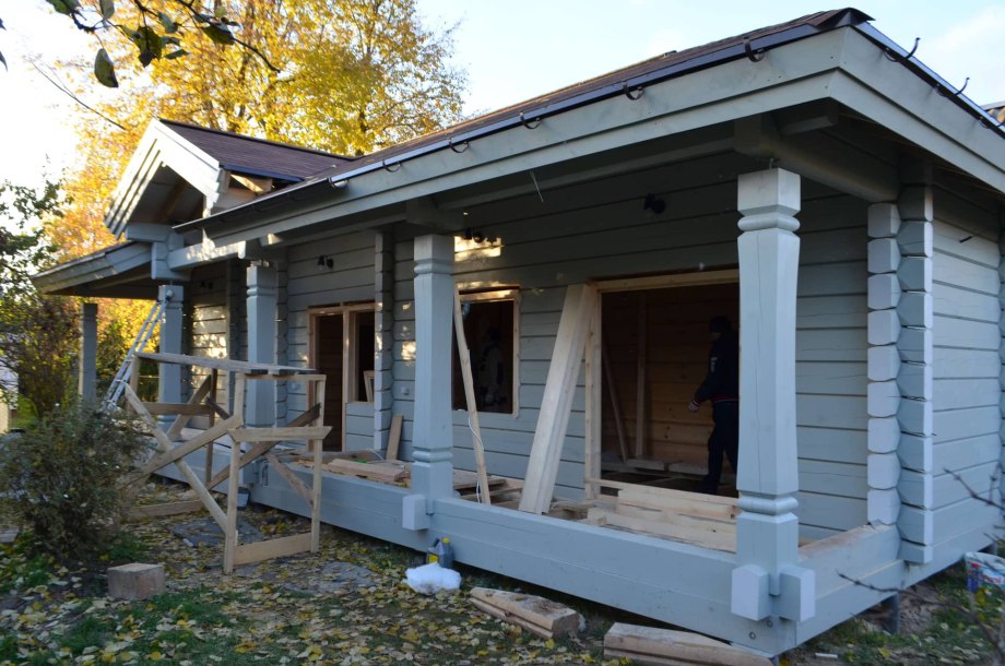 Wooden House норвежский лафет