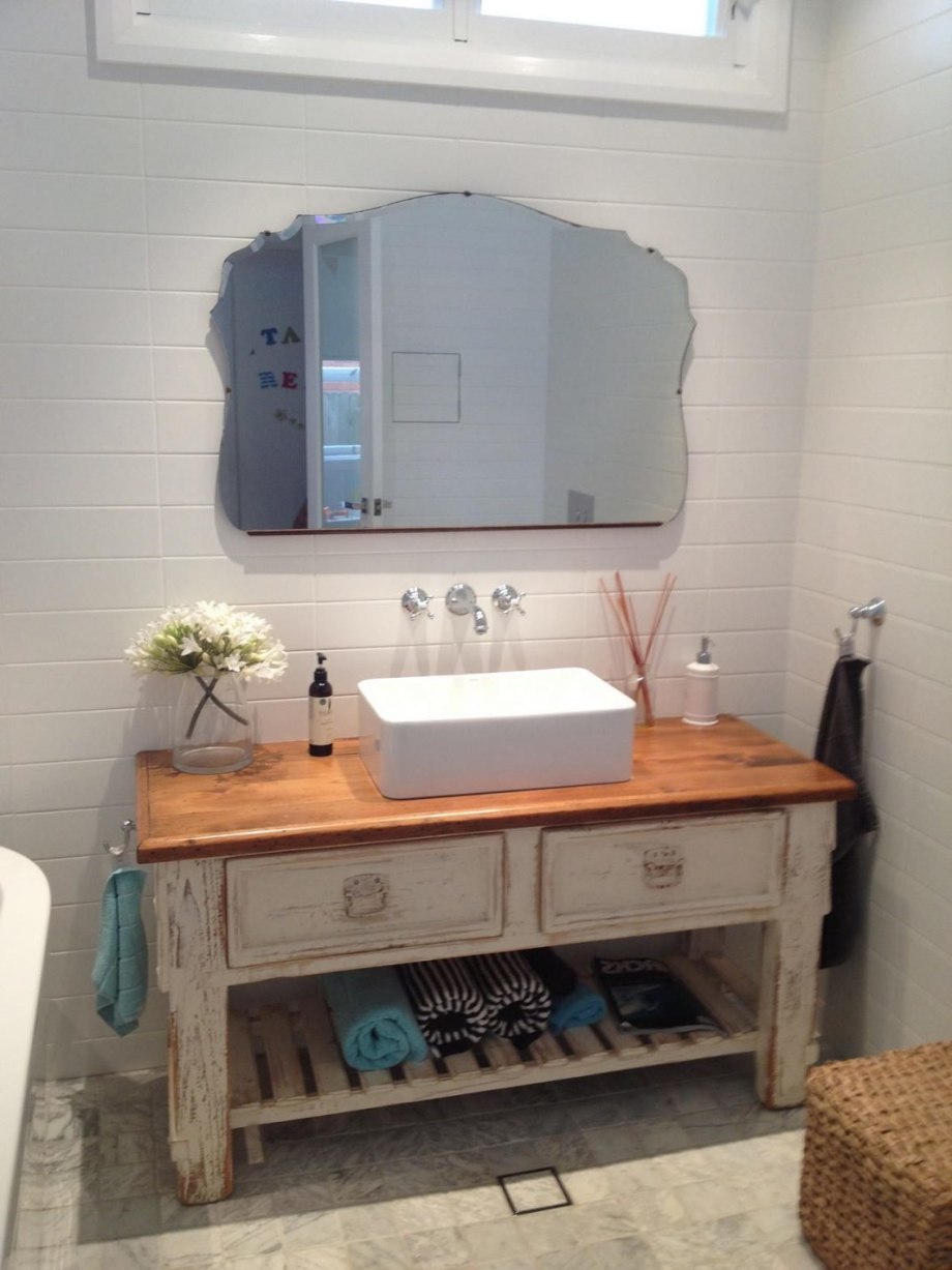 Стиль Shabby Chic ванная