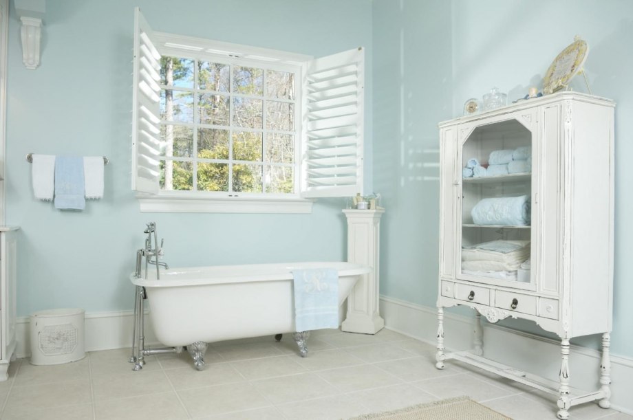 Стиль Shabby Chic ванная