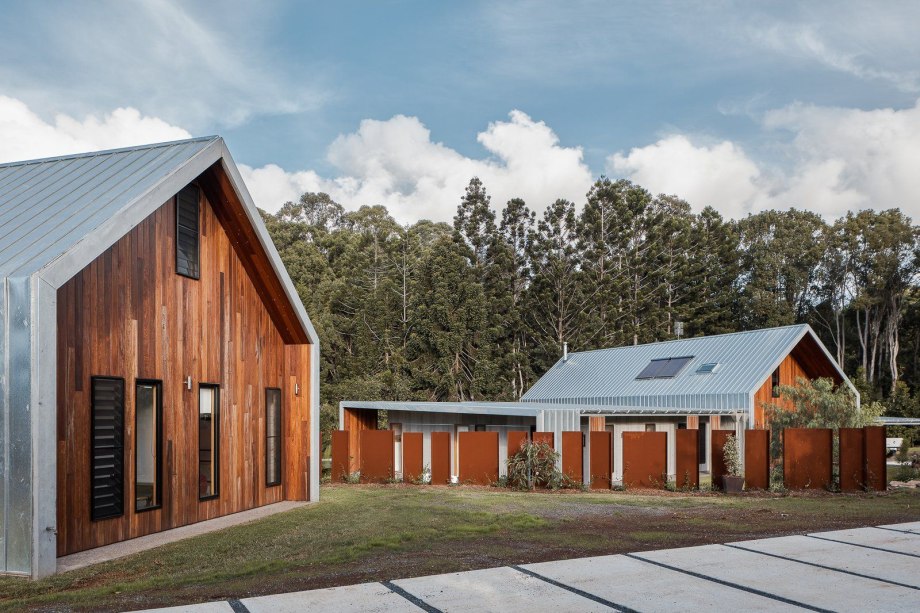 Barn House с односкатной крышей