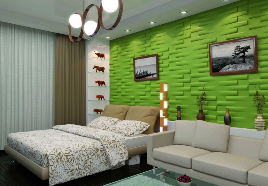 Панель МДФ Interior 3d дуб стоунвуд