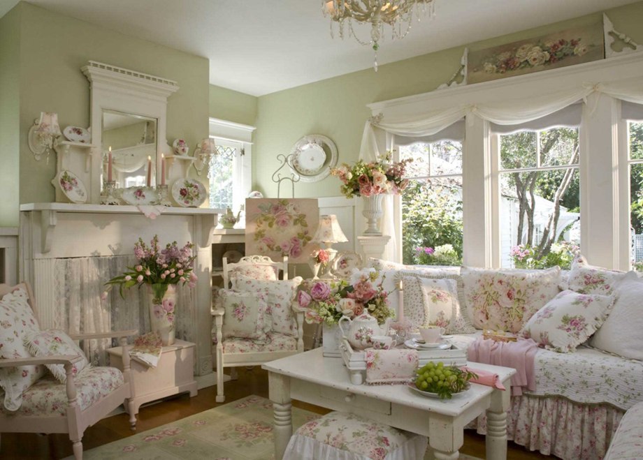 Shabby Chic цветы