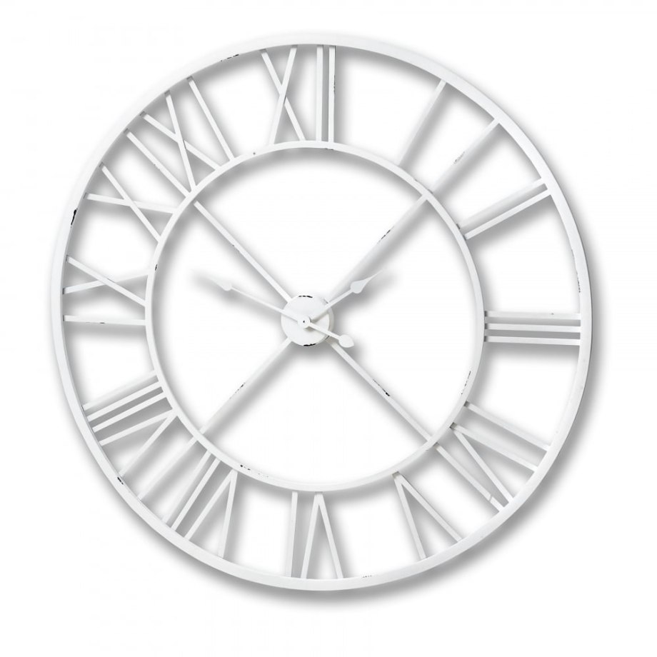 Часы настенные Artlink White Metal Clock