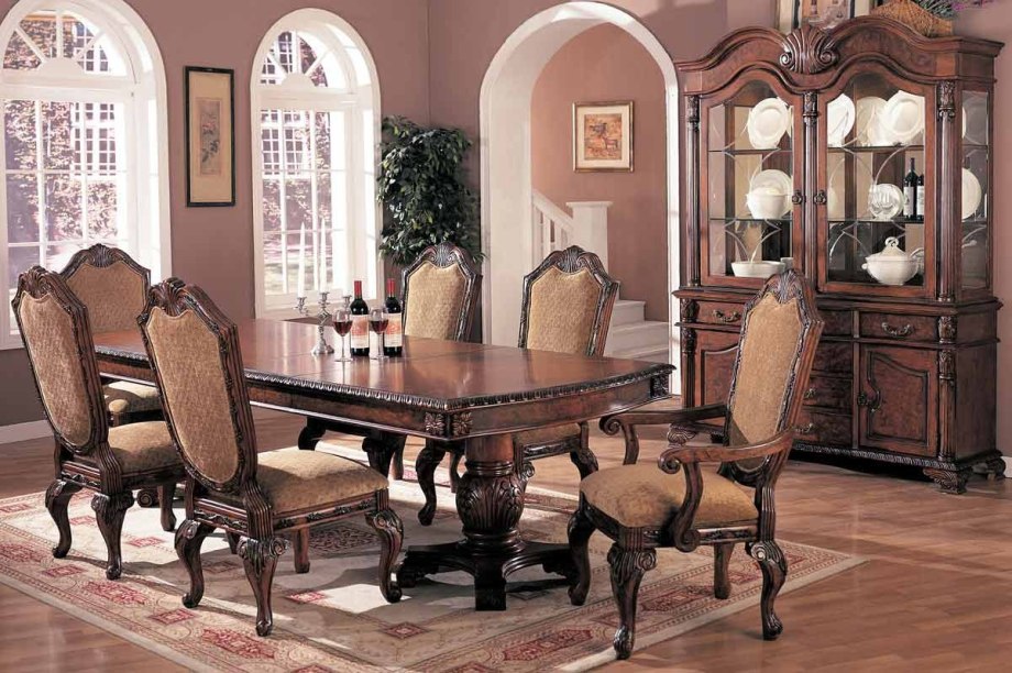 Dining Table with Pink Charles