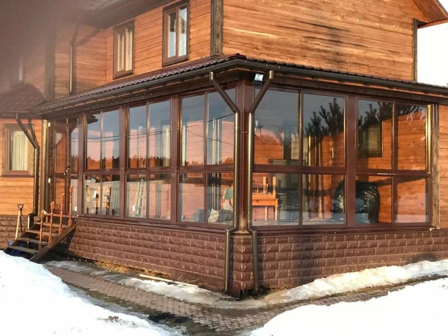 Стеклянная веранда