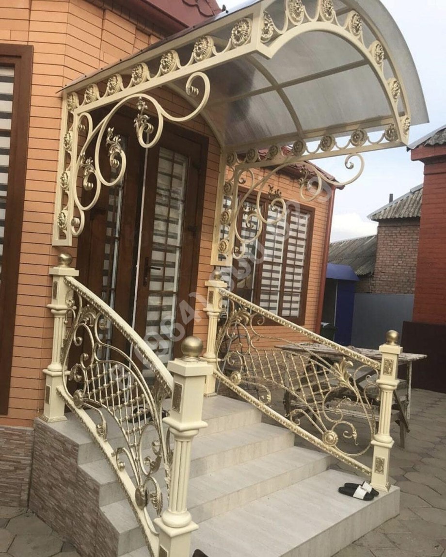 Кованые ограждения для террасы