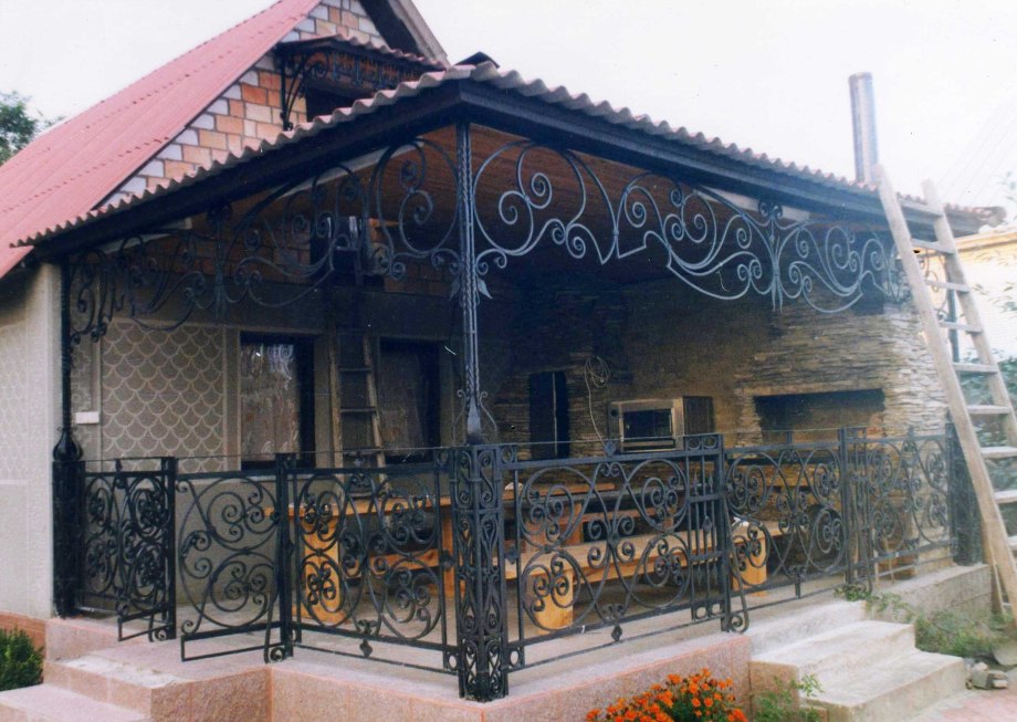 Металлическая терраса