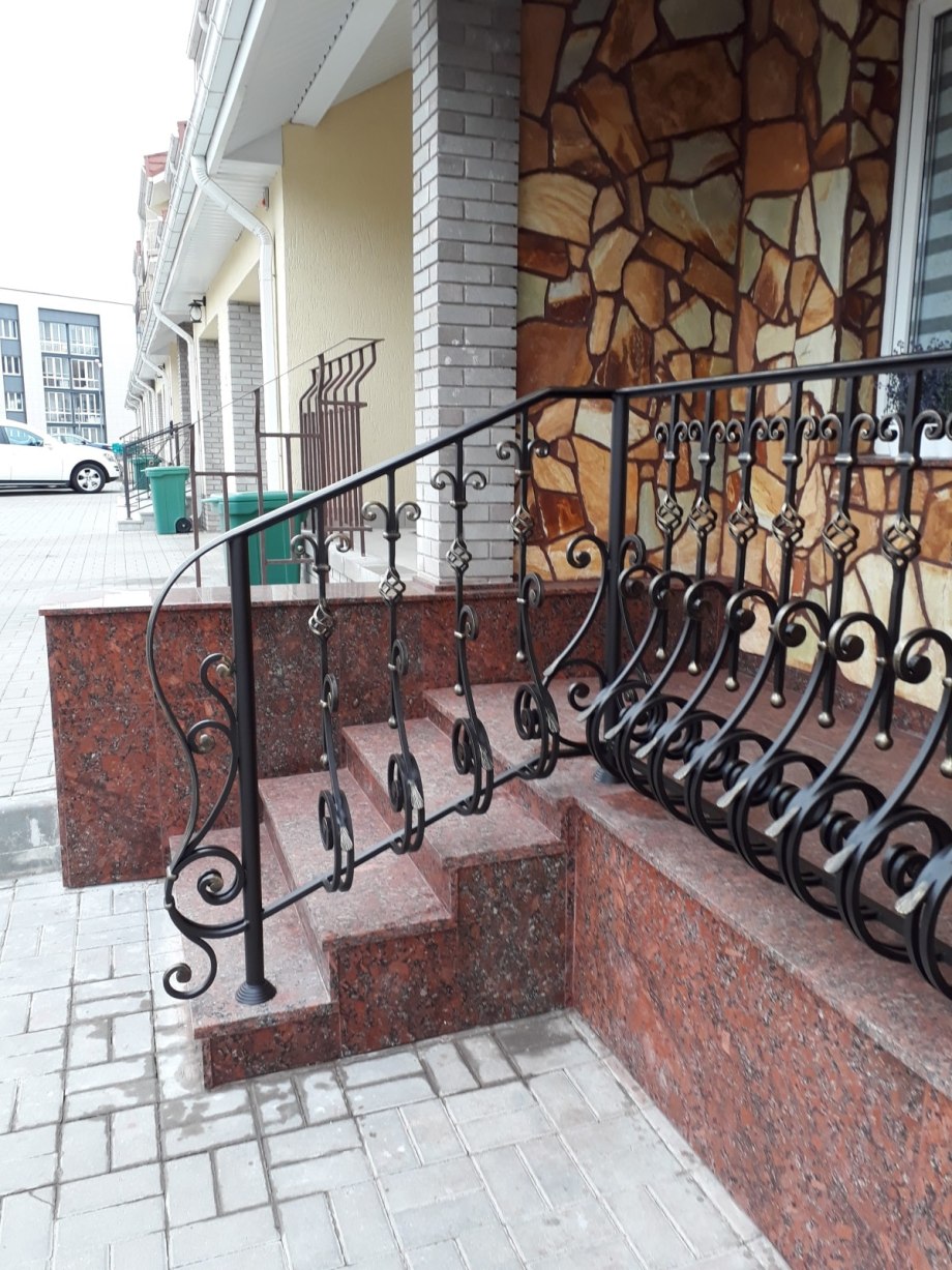 Перила для террасы ковка