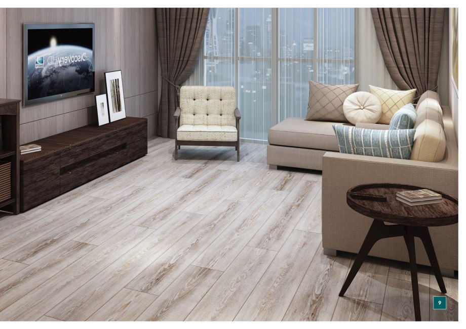 Ламинат Eurohome Loft дуб Вест Сайд к279