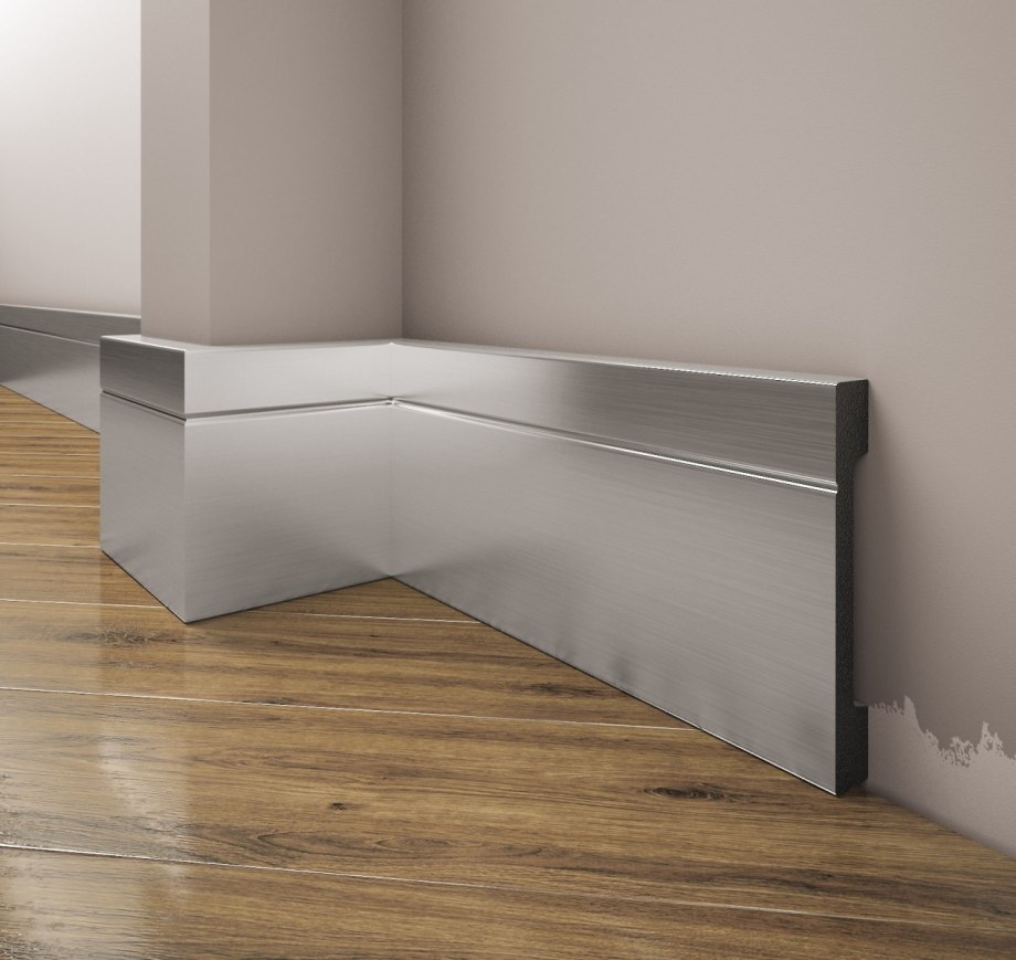 Стык плинтуса quick Step и наличника