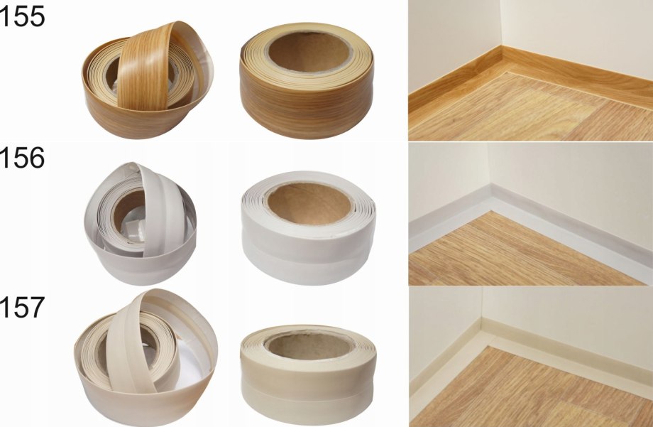 Плинтус ПВХ для подсобных помещений - Profilpas PVC line 8612/10