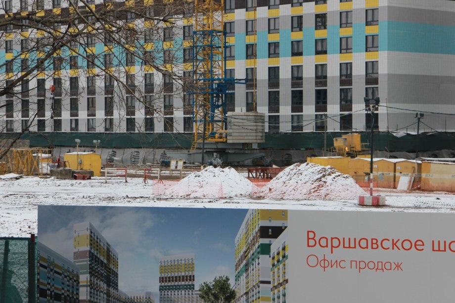 Варшавское шоссе 141 ход строительства