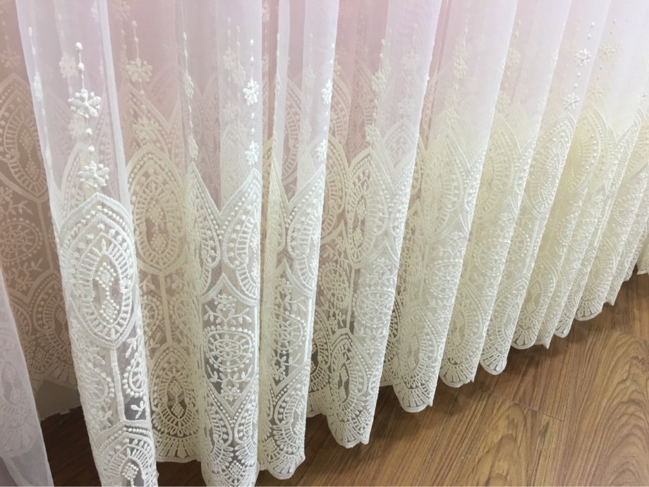 Тюль занавеска Mesh embroiddery Curtain 140*260 модель gzg134-3 Royal Union