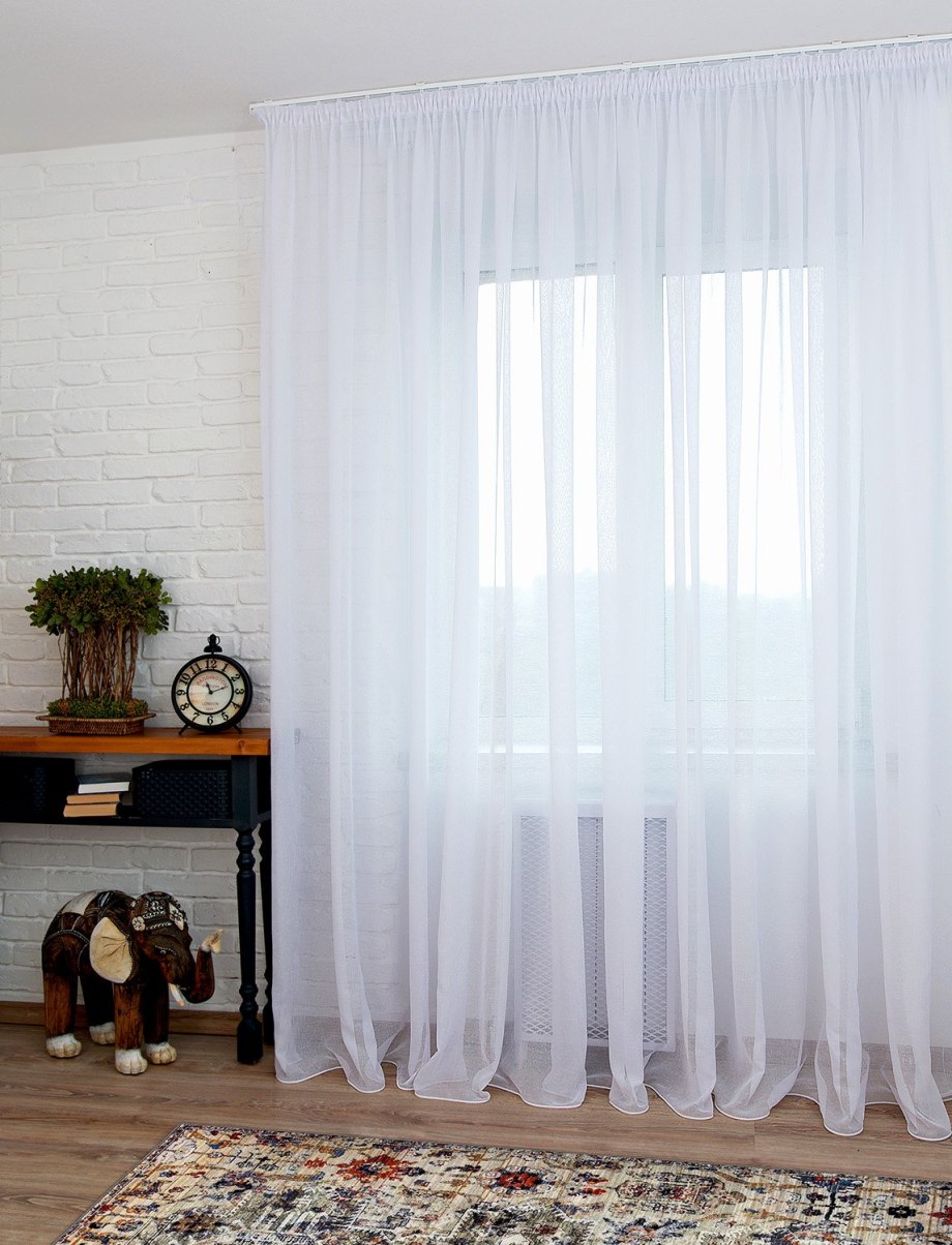 Тюль Tulle вуаль белая 500х250