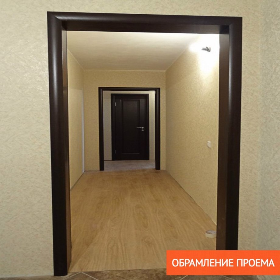 Обрамление дверного проема доборами