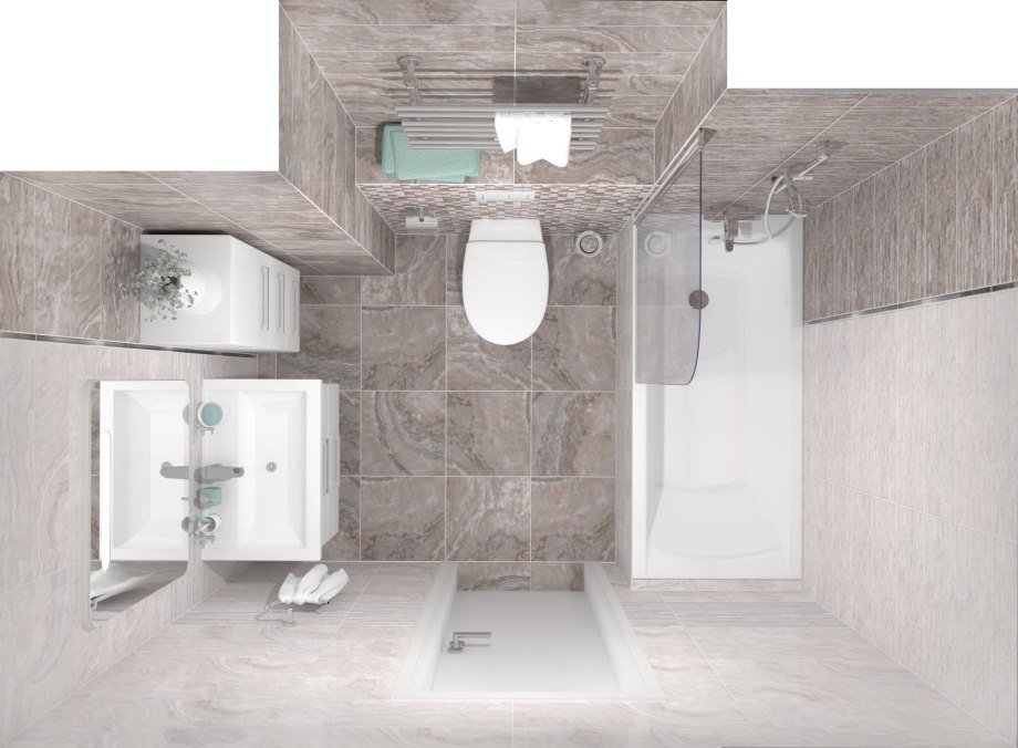 Плитка настенная marmo Milano Hexagon 30х60 см 1.44 м² цвет серый
