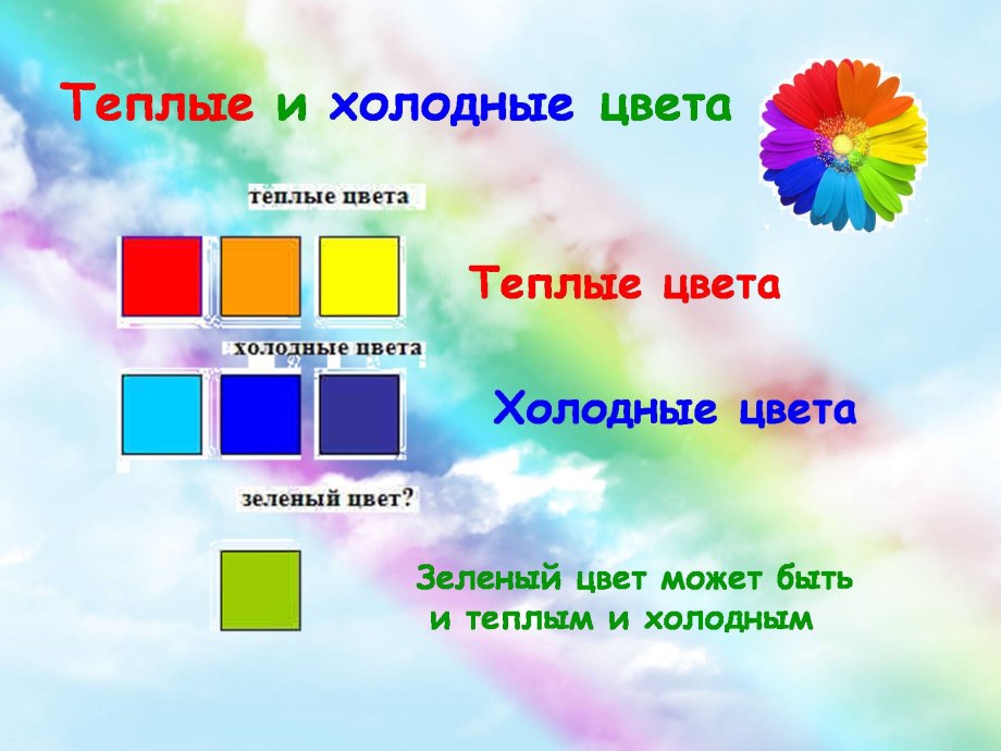 Тепло холодные цвета