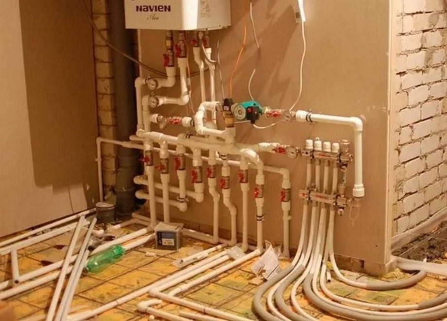 Отопление сантехника в частном доме