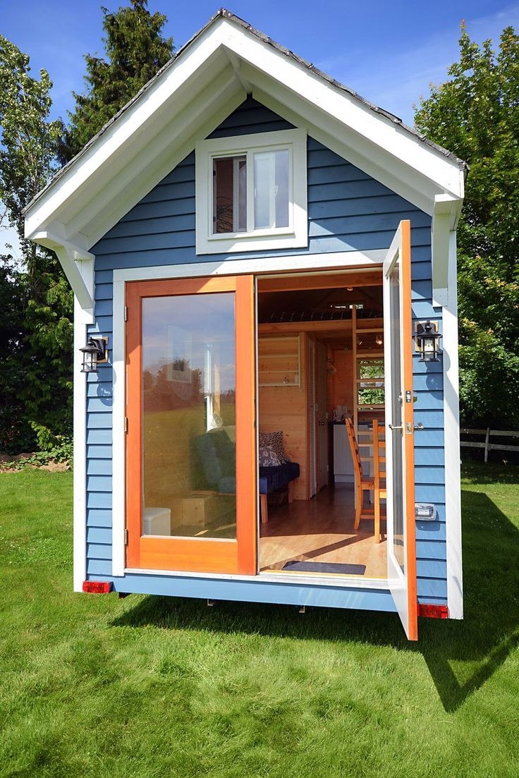 Tiny House с односкатной крышей