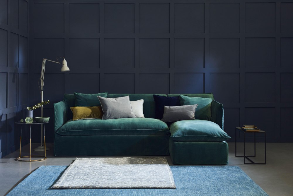 Диван Cubus sk Design зеленый изумрудный