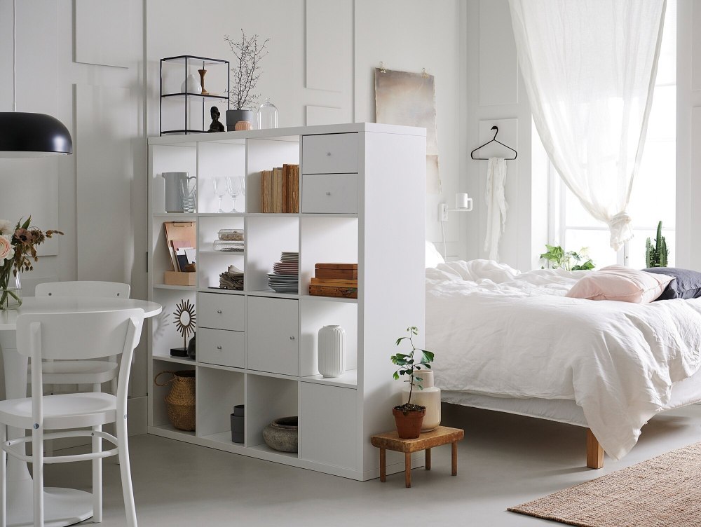 Ikea каллакс стеллаж белый