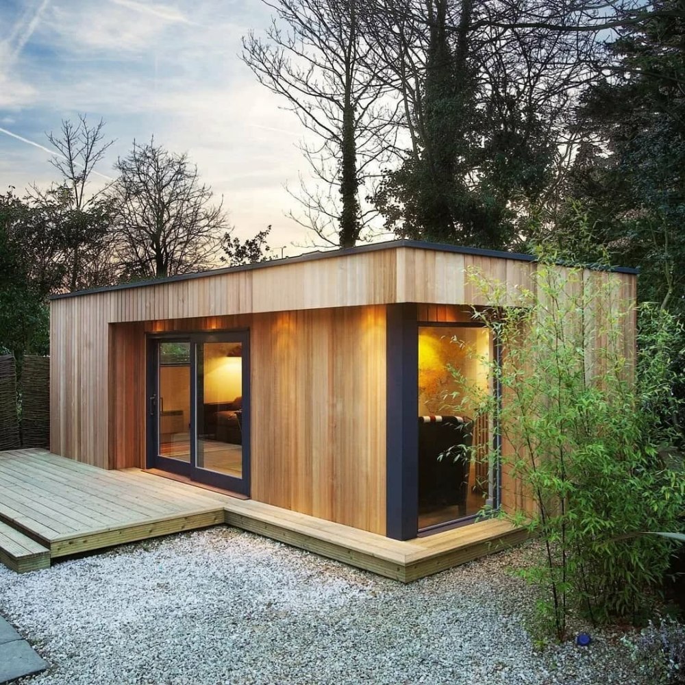 Tiny House с односкатной крышей