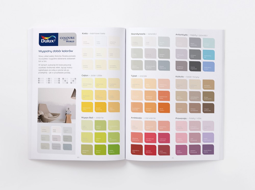 Краски для стен Dulux палитра цветов