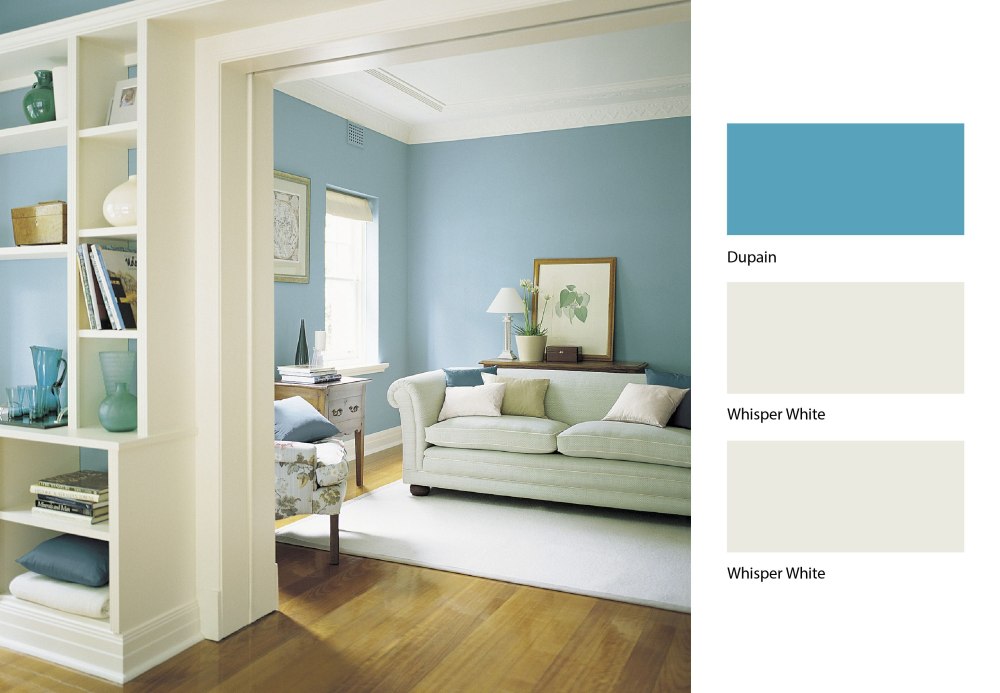 Dulux голубые оттенки