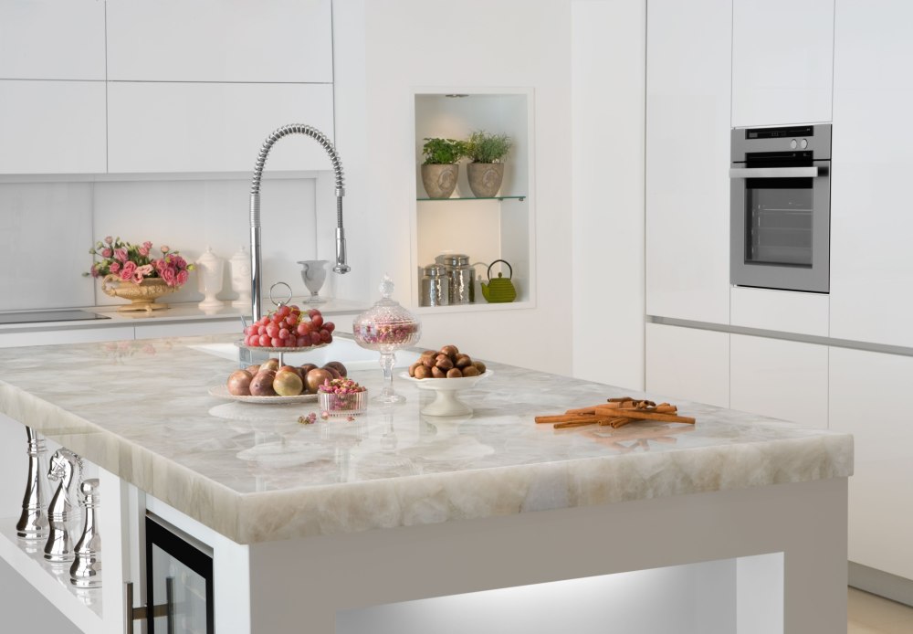 Столешница Caesarstone 8141 White Quartz