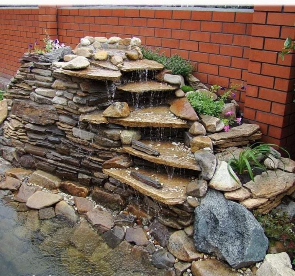 Плоские камни для альпийской горки