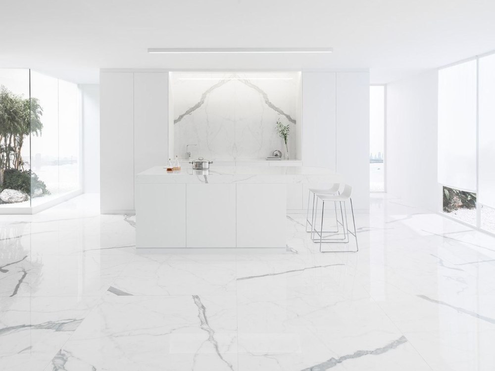 Керамогранит Calacata White Polished 75 x 150