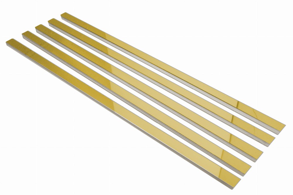 Listwa Steel Brass (золото) 90*2.3