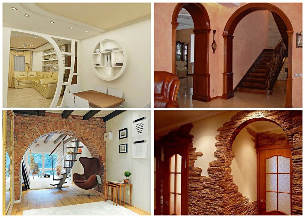 Красивые арки из гипсокартона