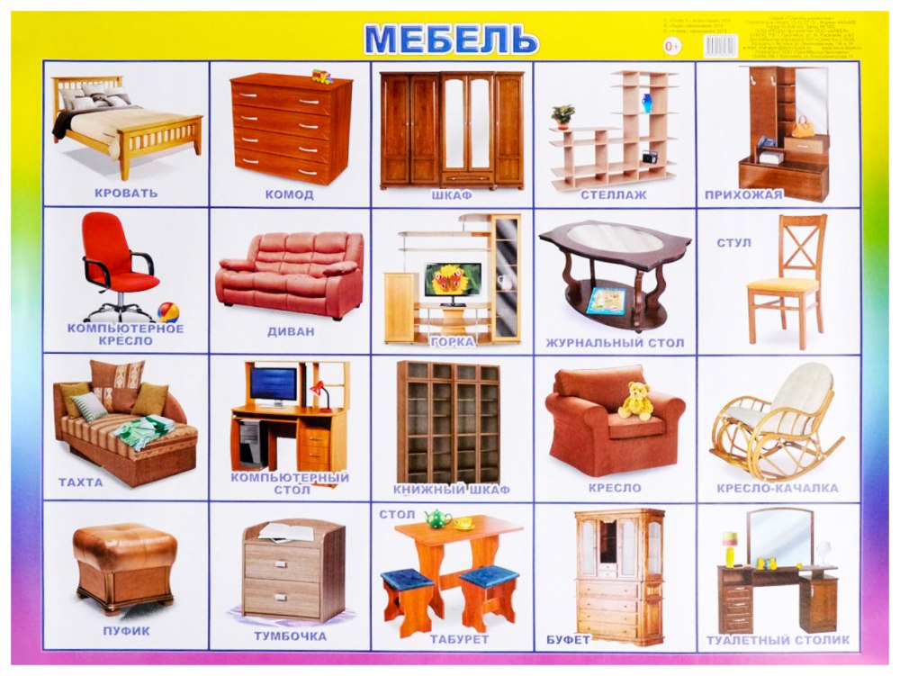 Мебель картинки для детей