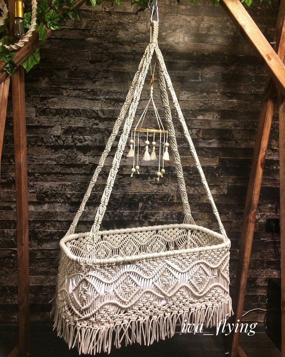 Колыбель зыбка макраме