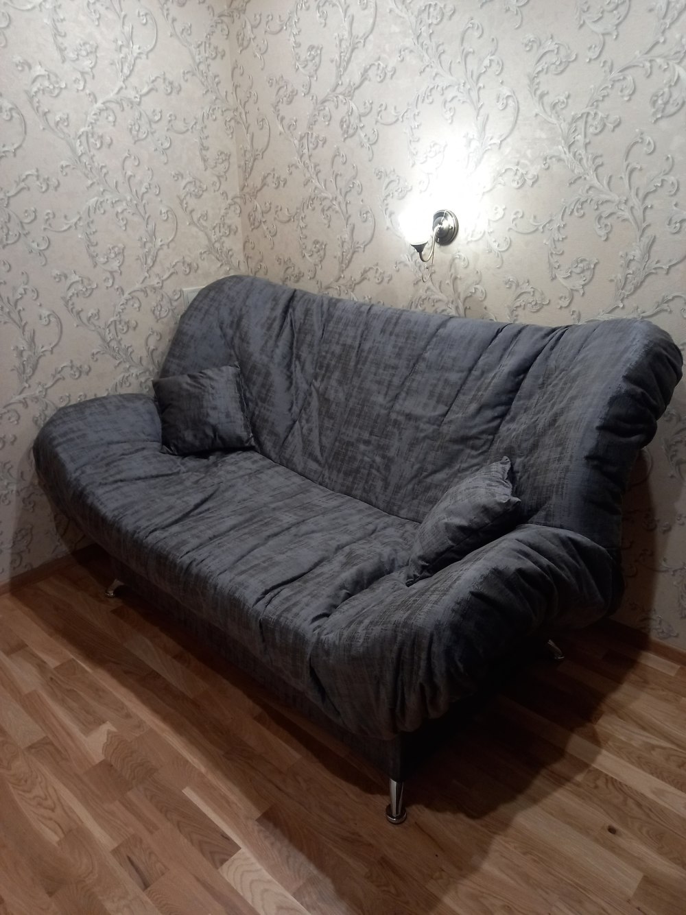 Диван клик кляк серый