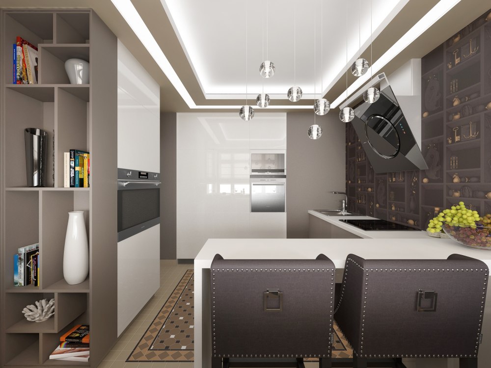 Планировка кухни п44 трешка п44