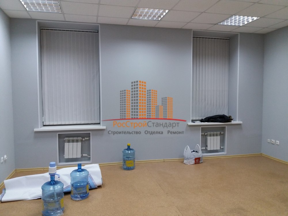 Стены в офисе варианты покраски