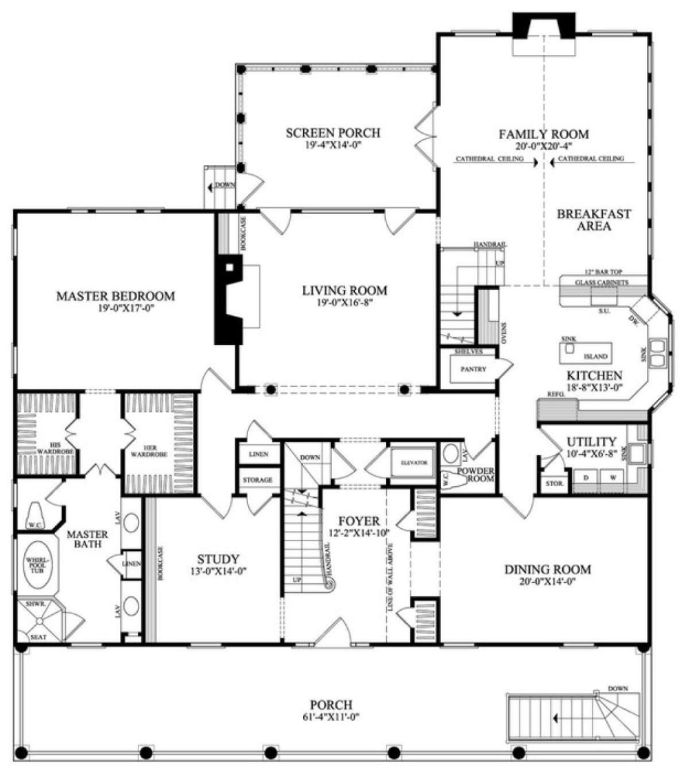 Colonial Home Floorplan