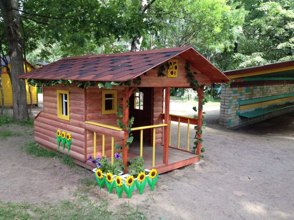Беседка в детском саду