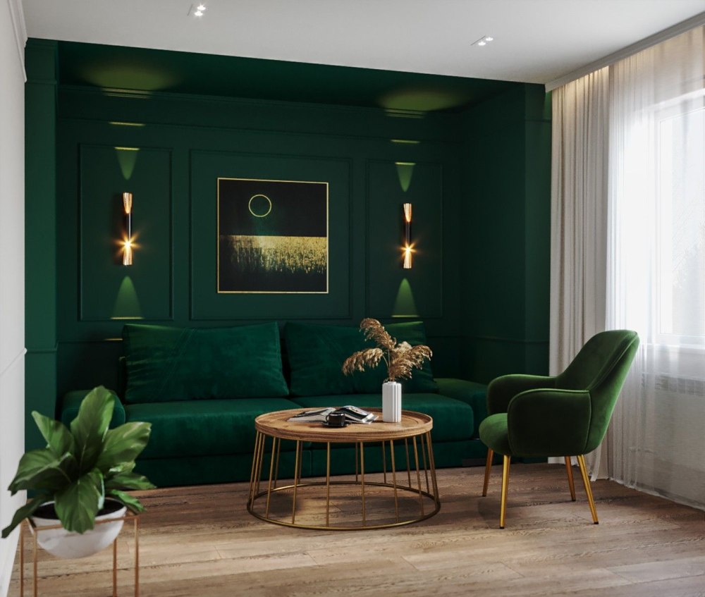 Изумрудные оттенки Dulux