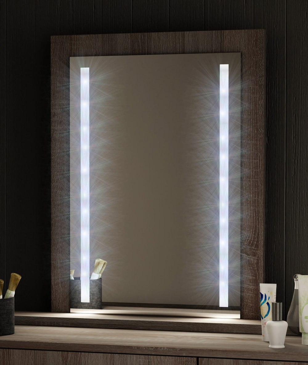 Зеркало с led подсветкой 90х90х32 Vigo