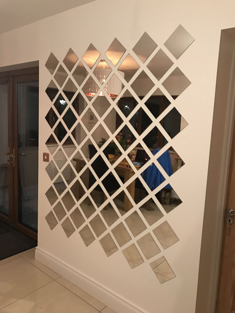 Плитка зеркальная фацет 30х30х4 (4шт)КМП 4660007802913
