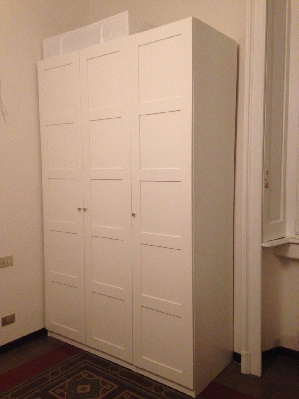 ПАКС гардероб, белый, БЕРГСБУ белый, 150x60x236 см